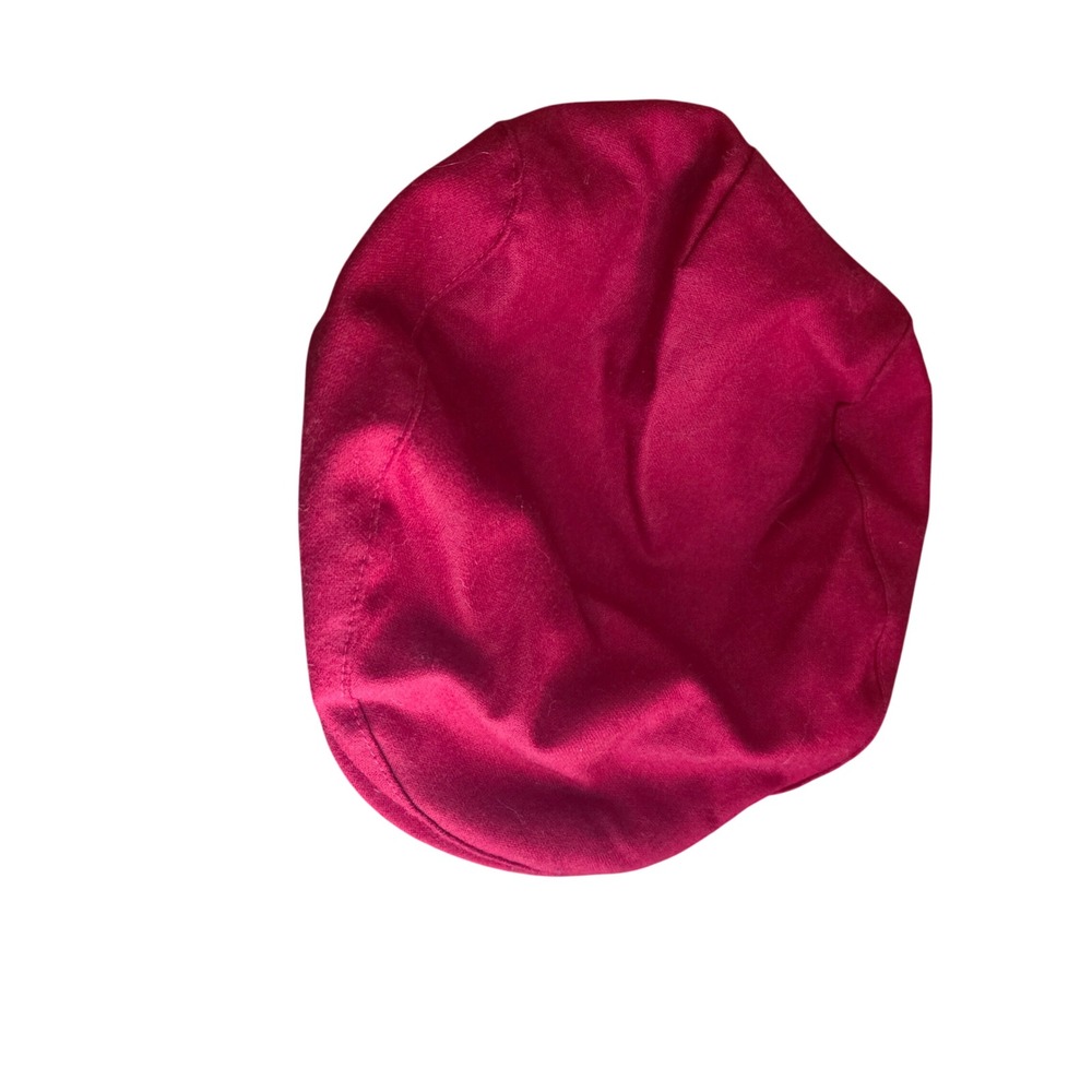 Pendleton Red Wool Flat Cap Driving Ivy Hat Vintage Style Mens Womens